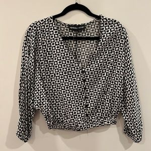 Kendall and Kylie Flower Top